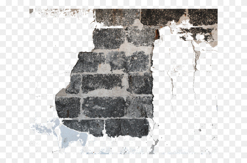 640x496 Damage Decals Wall, Brick, Advertisement, Stain HD PNG Download