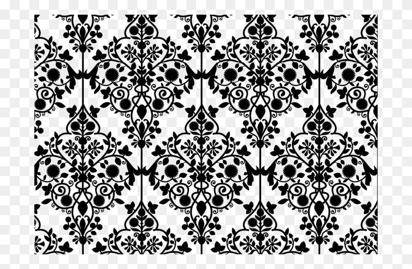 700x490 Damask Picture Photoshop Pattern Damascato, Floral Design, Graphics HD PNG Download