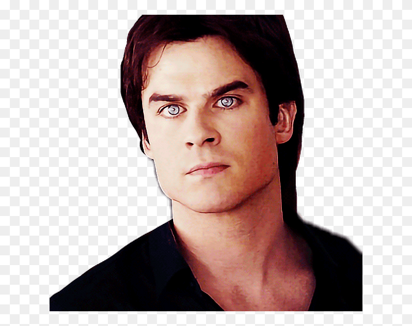 638x604 Damon Salvatore Vampire Diaries Damon Eyes, Face, Person, Human HD PNG Download
