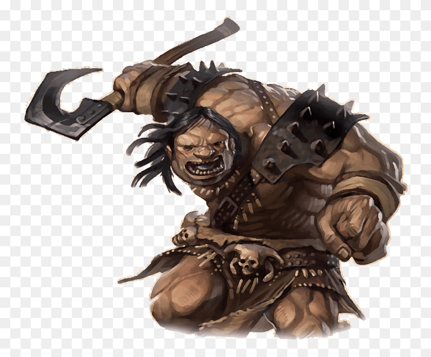 750x636 Dampd 5E Ogre Race Ogrillon Dungeons And Dragons, Persona, Humano, Samurai Hd Png
