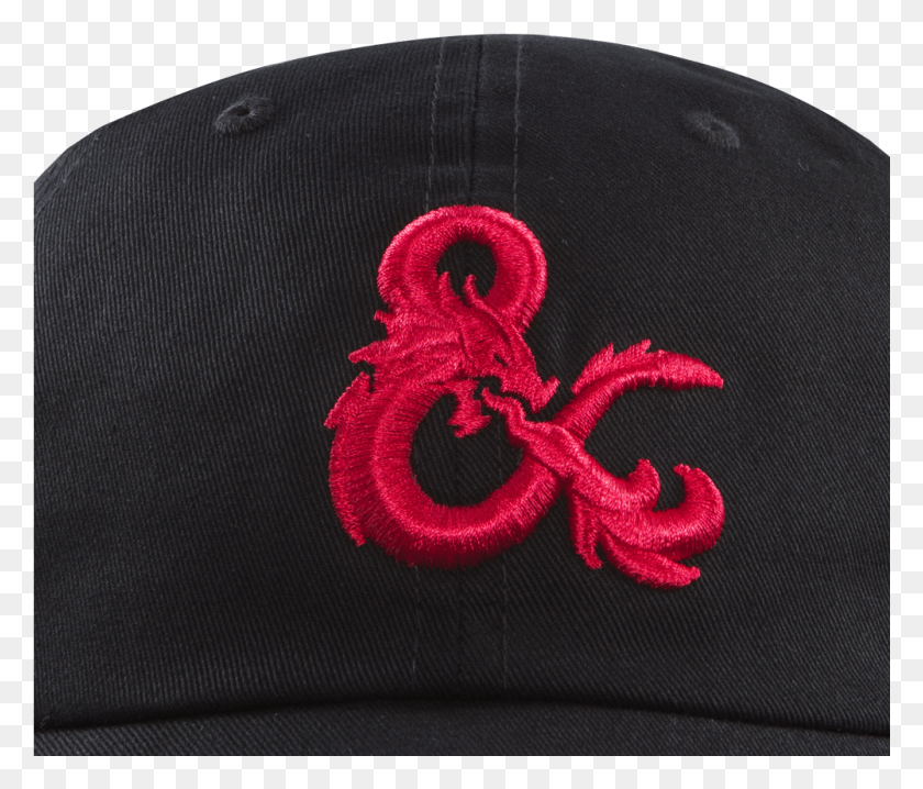 1001x845 Dampd Red Logo Ampersand Dad Cap Dnd Logo Embroidery, Clothing, Apparel, Cushion HD PNG Download