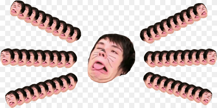 Dan And Phil Cat Whiskers, Coil, Spiral, Face, Head Sticker PNG