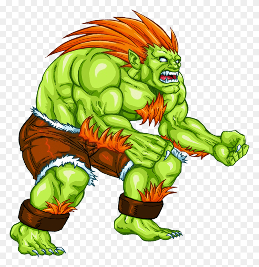 989x1024 Dan Has Trained Two Street Fighter Characters Blanka Street Fighter, Dragon, Graphics HD PNG Download