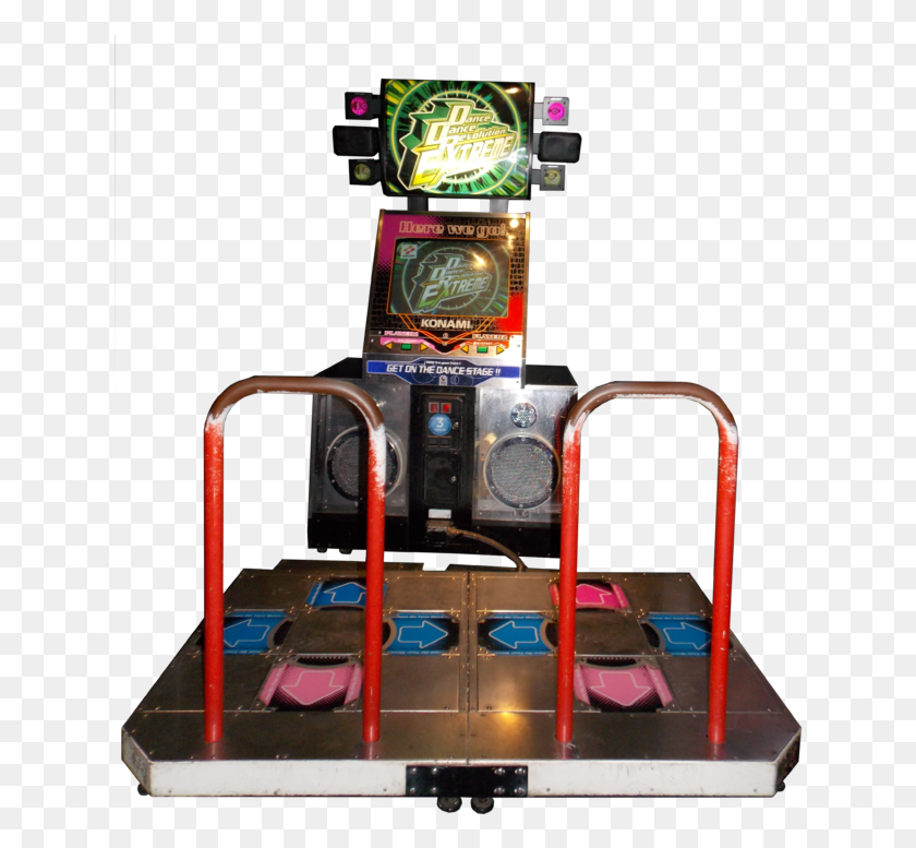 632x717 Dance Dance Revolution Extreme, Arcade Game Machine HD PNG Download