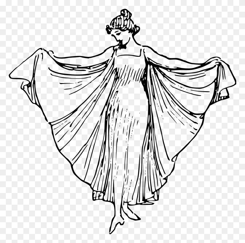 1280x1266 Dance Dancing Lady Woman Image Dancing Lady For Drawing, Gray, World Of Warcraft HD PNG Download