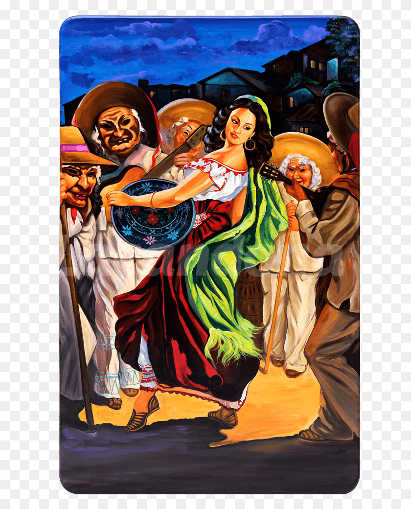 633x980 Dance Of The Old People Top Table Painting, Person, Human, Helmet HD PNG Download