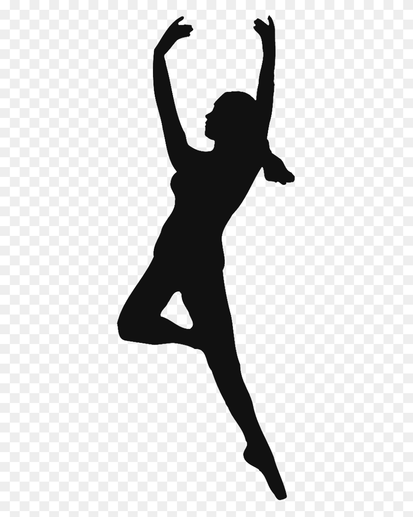 374x992 Dancer Silhouette, Person, Human HD PNG Download
