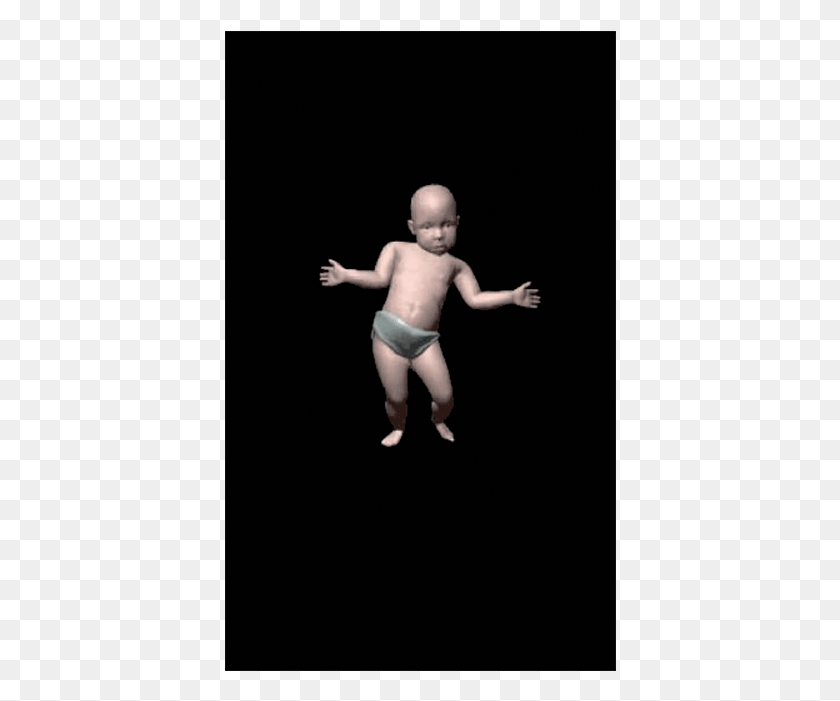 392x641 Dancing Baby Animation, Person, Human, Diaper HD PNG Download