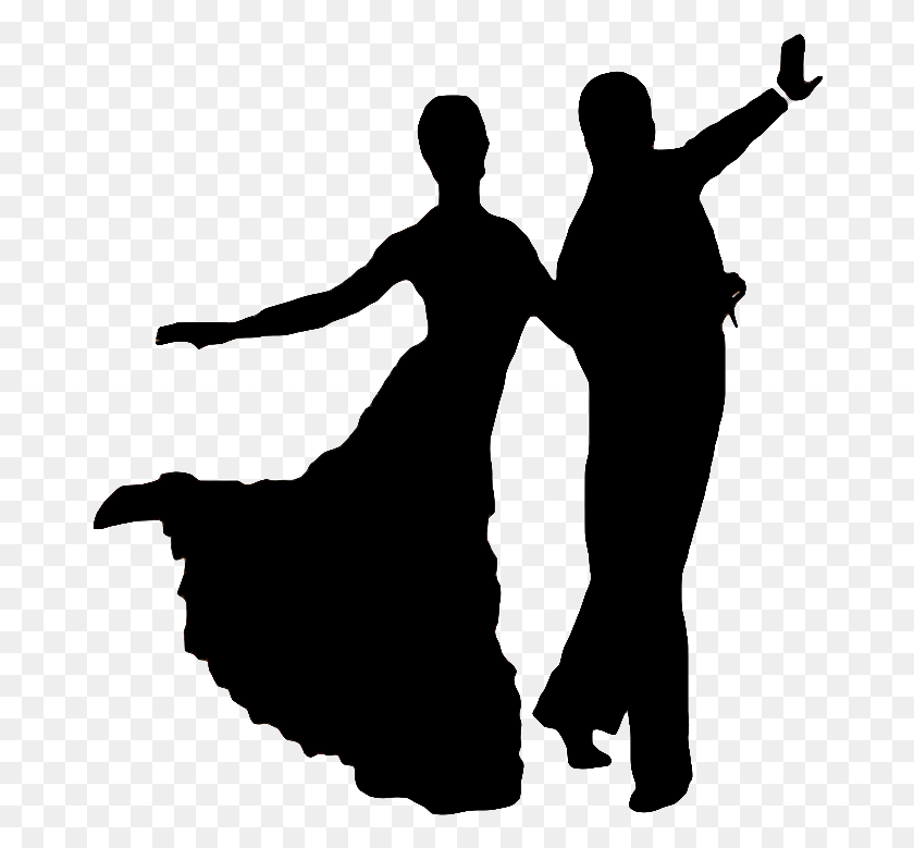 672x719 Dancing Clipart Dance Club Ballroom Dancing Silhouettes Free, Dance Pose, Leisure Activities, Person HD PNG Download