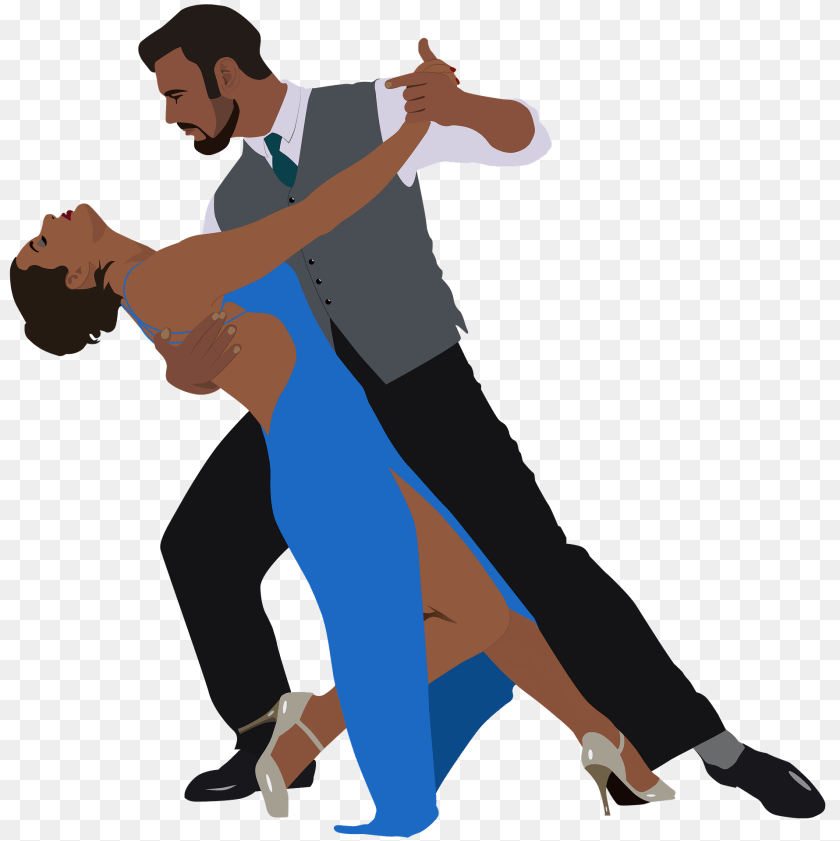 1917x1920 Dancing Couple Clipart, Person, Leisure Activities, Tango, Dance Pose PNG