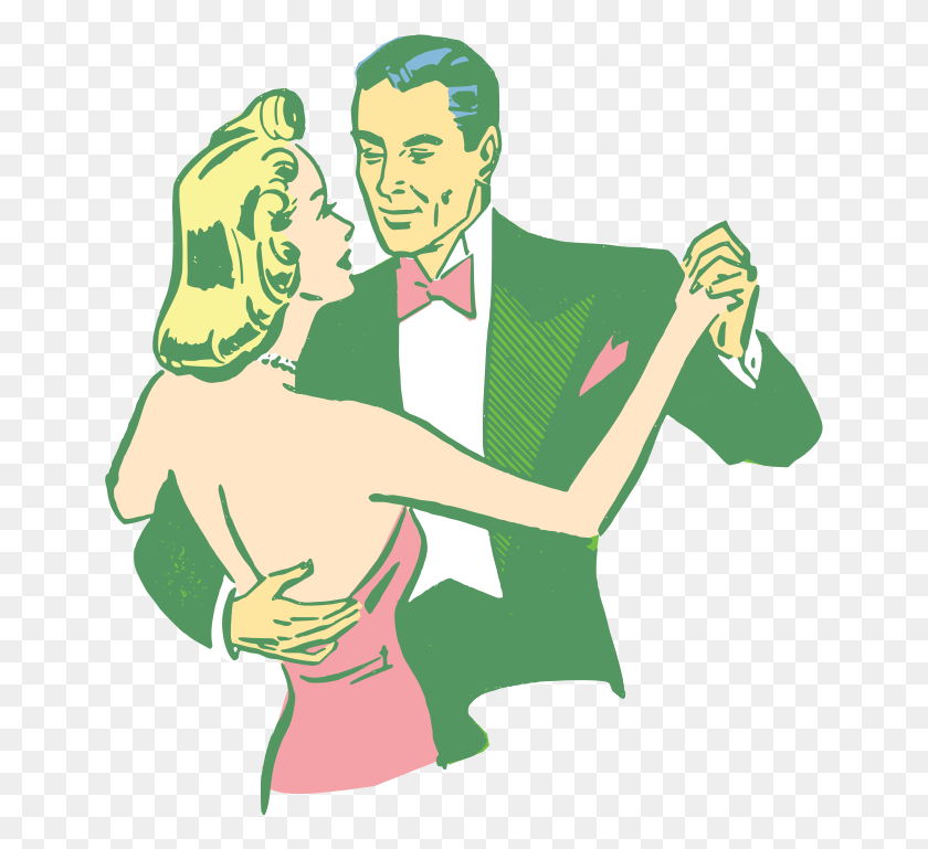 651x709 Dancing Couple Colorized Vintage Dancing Clipart, Person, Human, Hug HD PNG Download