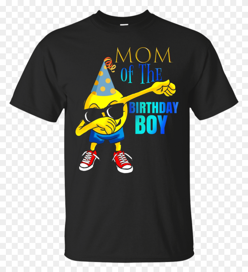 1039x1143 Descargar Png / Bailando Dabbing Emoji Mom Of Birthday Boy Party Apparel Emoji Birthday Shirt, Clothing, T-Shirt