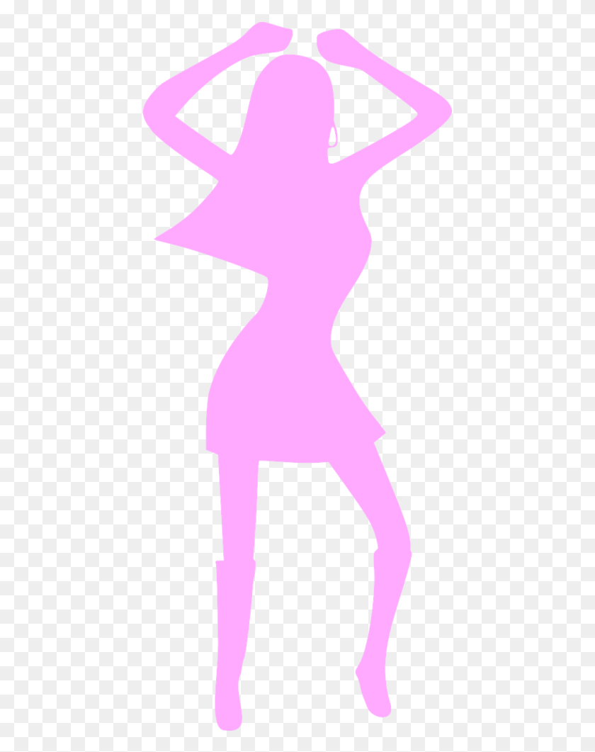 443x1001 Dancing Girl Clipart Black And White, Person, Human HD PNG Download