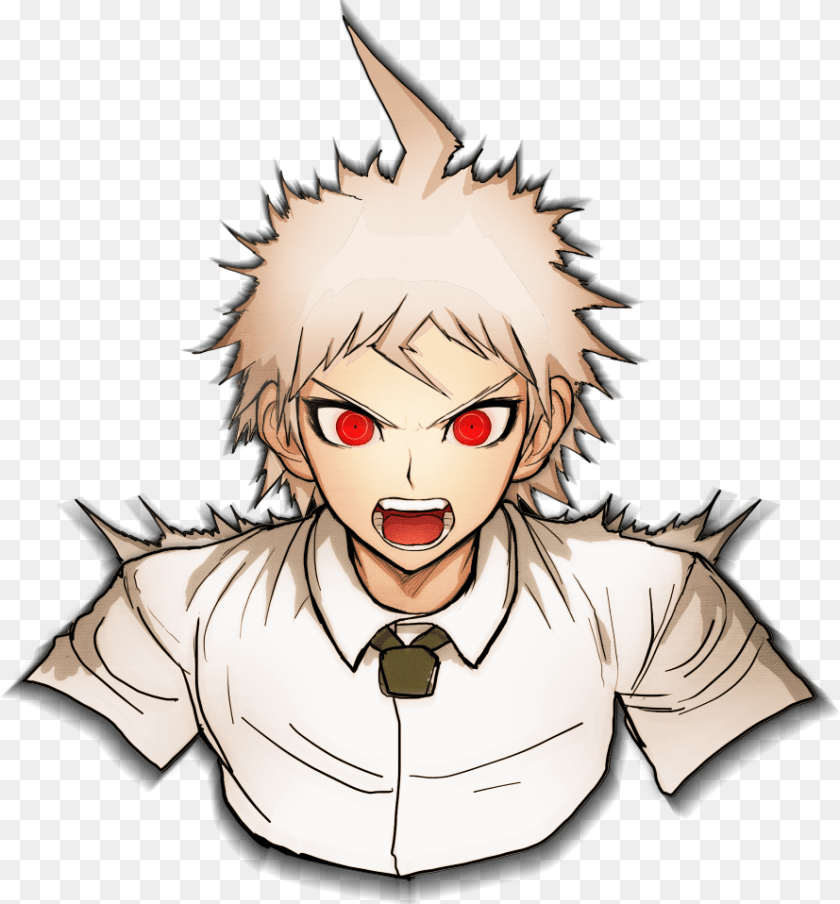 890x958 Danganronpa 2 Hajime Hinata Objecting Sprite Hajime Hinata Awake Sprites, Book, Comics, Publication, Baby Transparent PNG