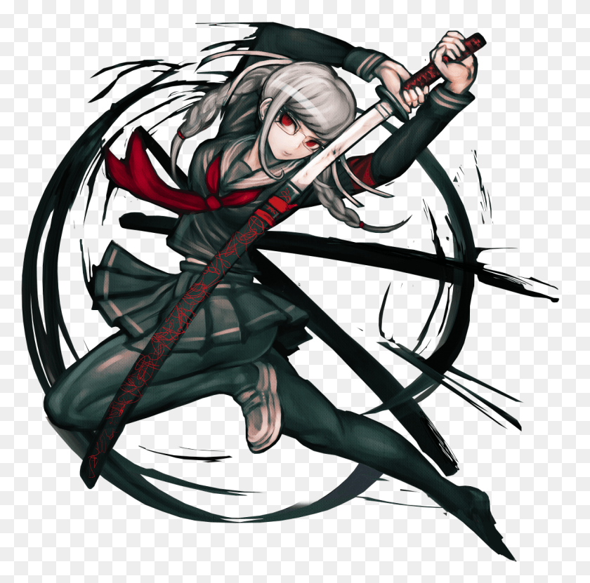 1134x1121 Danganronpa Peko Pekoyama, Persona, Humano, Ninja Hd Png