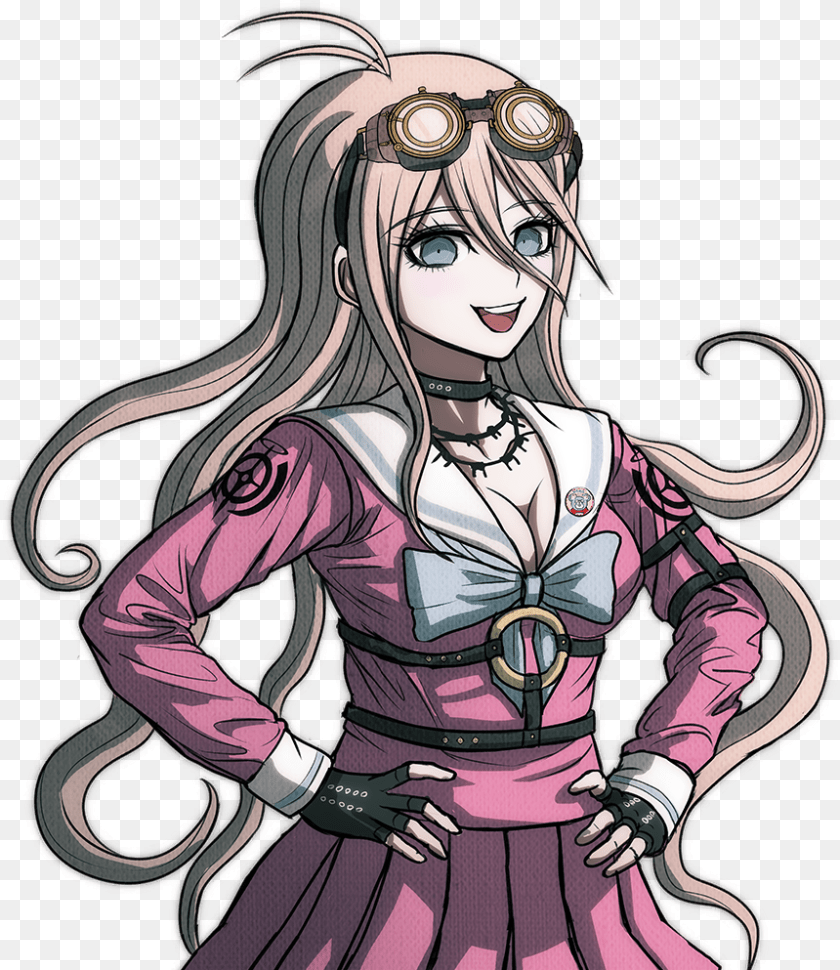 860x993 Danganronpa V3 Bonus Mode Miu Iruma Sprite Danganronpa V3 Killing Harmony, Adult, Publication, Person, Woman Clipart PNG