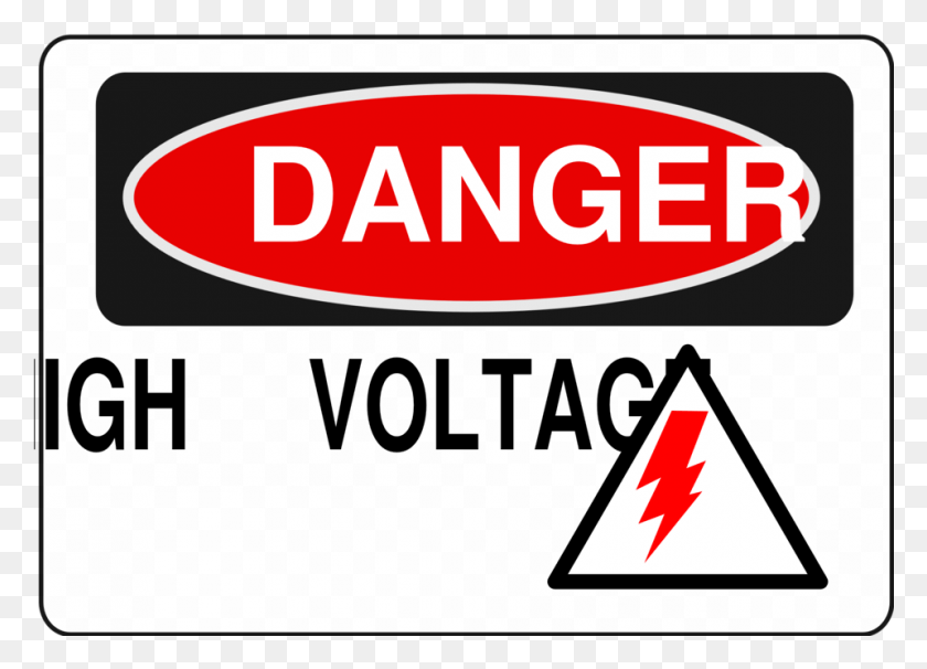 959x672 Danger High Voltage, Text, Symbol, Triangle HD PNG Download