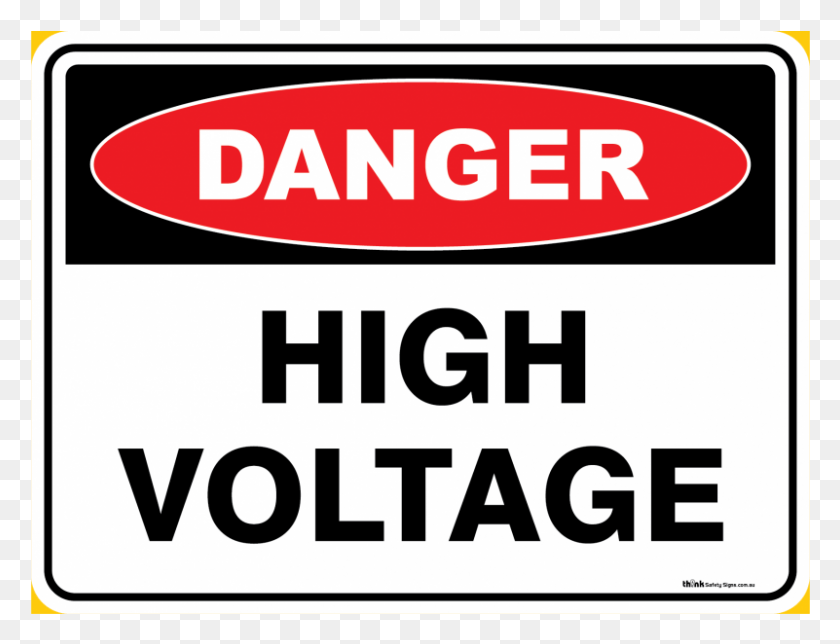 801x600 Danger High Voltage Safety Signage High Voltage, Text, Label, Symbol HD PNG Download