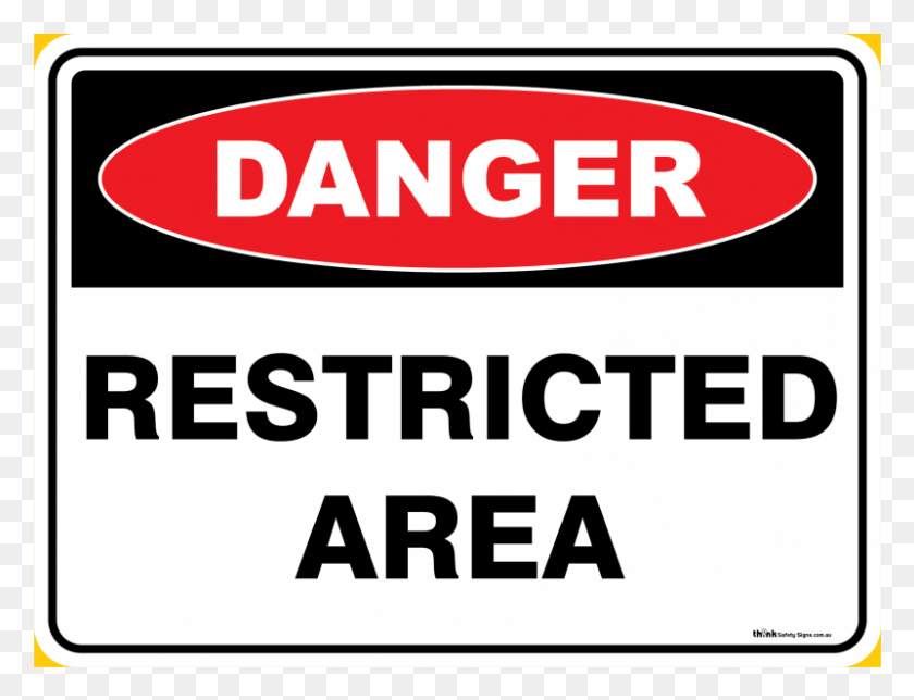 801x600 Danger Restricted Area Combustible Liquid Sign, Text, Label, Symbol HD PNG Download