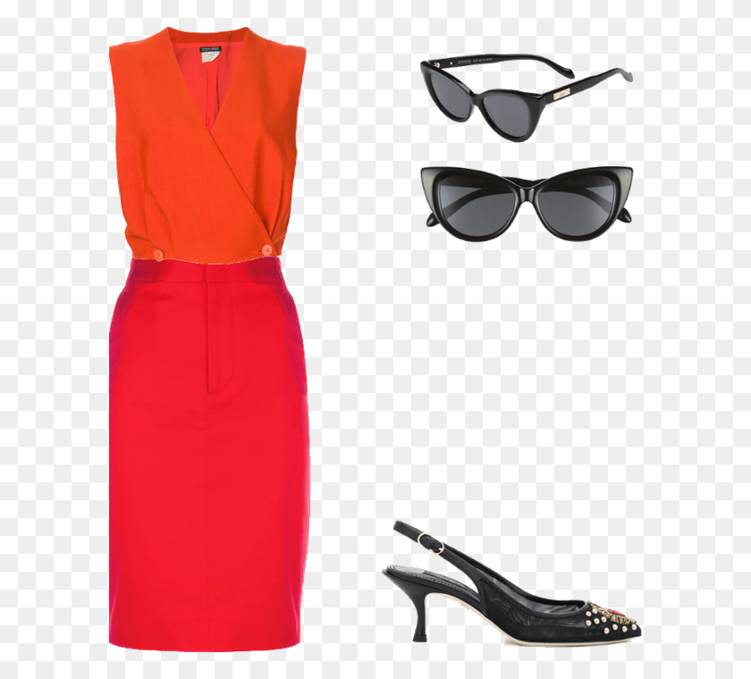 596x700 Dangerous Woman Sunglasses, Clothing, Apparel, Dress HD PNG Download