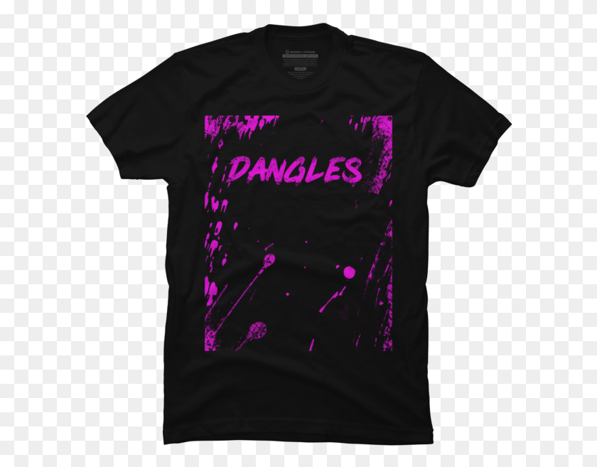 602x597 Dangles Paint Splatter Geometric T Shirt Design, Clothing, Apparel, T-shirt HD PNG Download