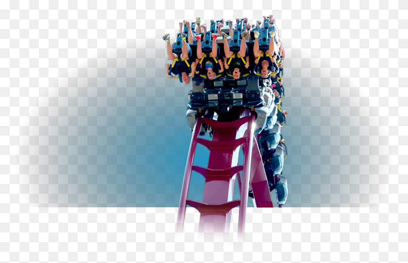 777x483 Dangling Feet As Well As Outside Loops And Inversions Roller Coaster, Amusement Park, Coaster, Chair HD PNG Download