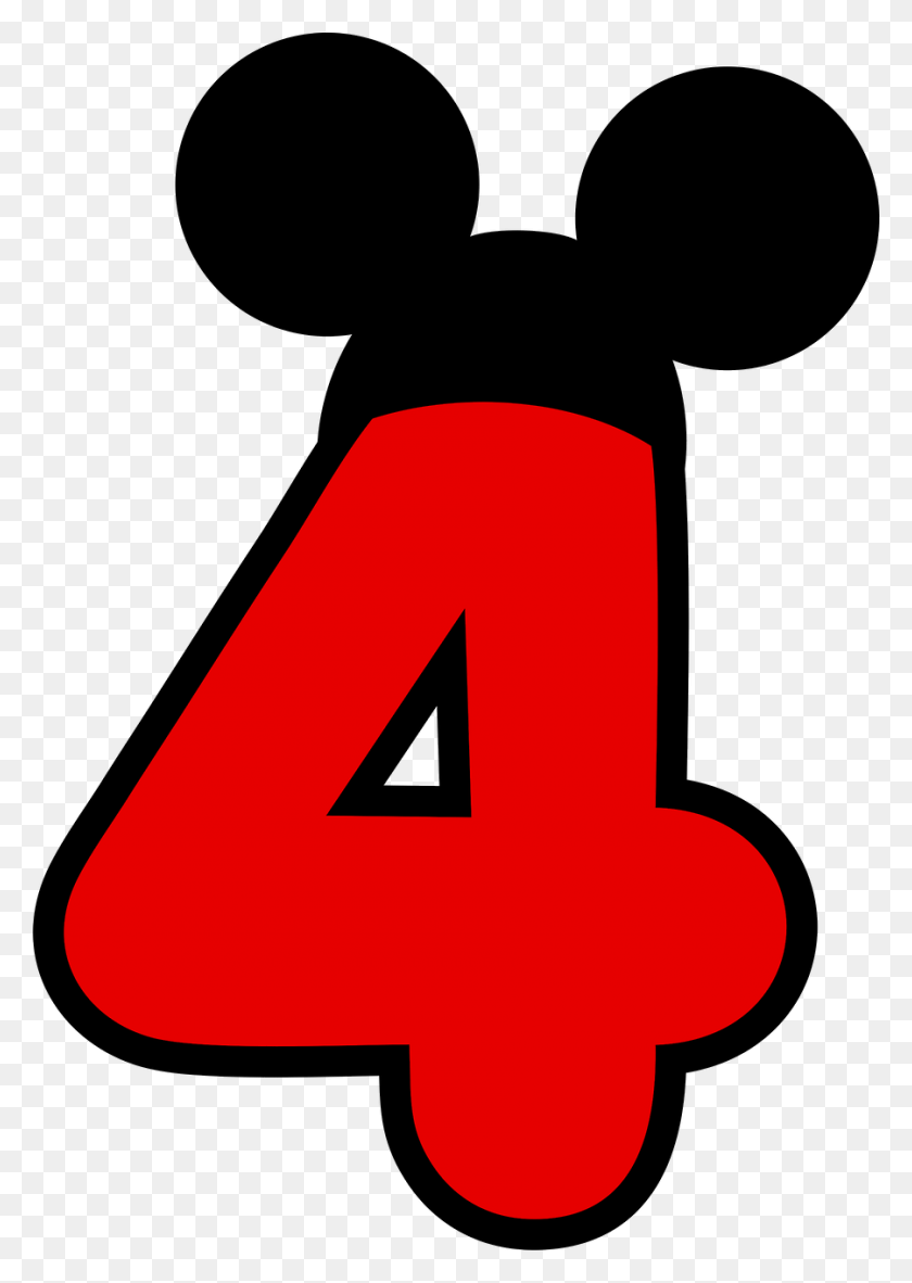 900x1295 Dani Moraes Numeros Mickey Mouse, Number, Symbol, Text HD PNG Download