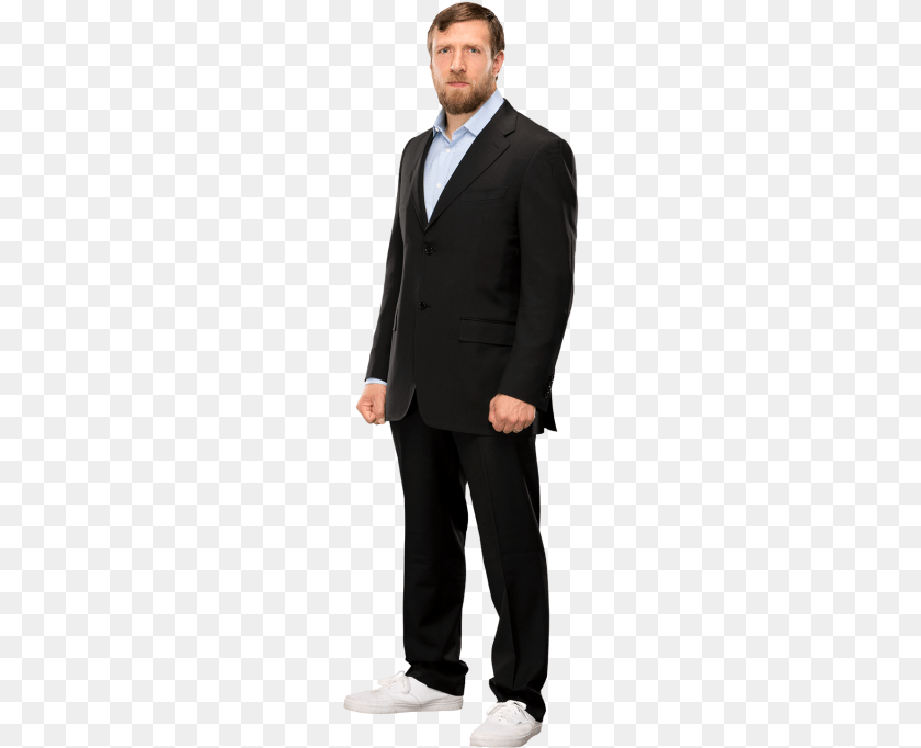 216x682 Daniel Bryan Stat Wwe Daniel Bryan Profile, Tuxedo, Clothing, Suit, Formal Wear Sticker PNG