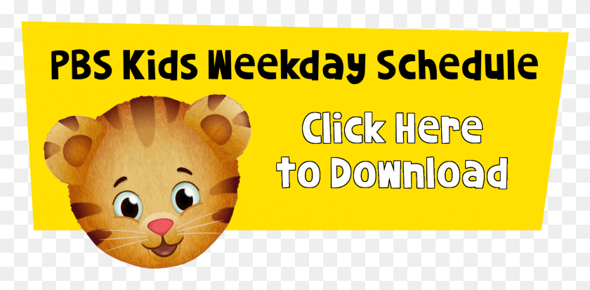 1587x719 Daniel Tiger Graphic To Schedule Cartoon, Word, Toy, Sphere HD PNG Download