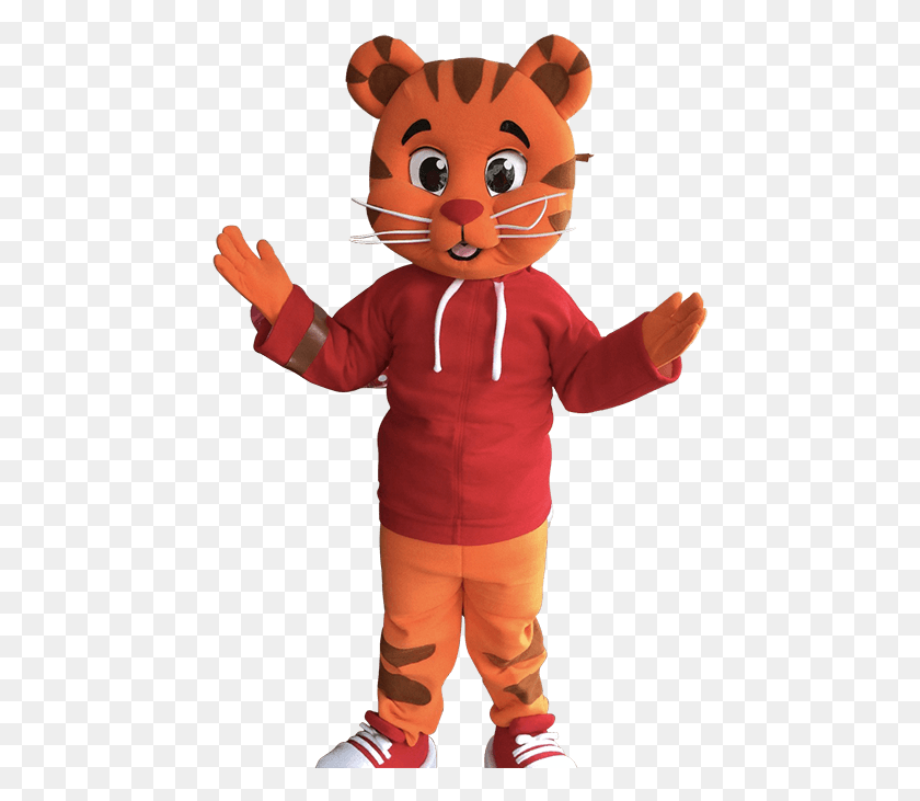 453x671 Daniel Tiger Mascot Teddy Bear, Person, Human, Toy HD PNG Download