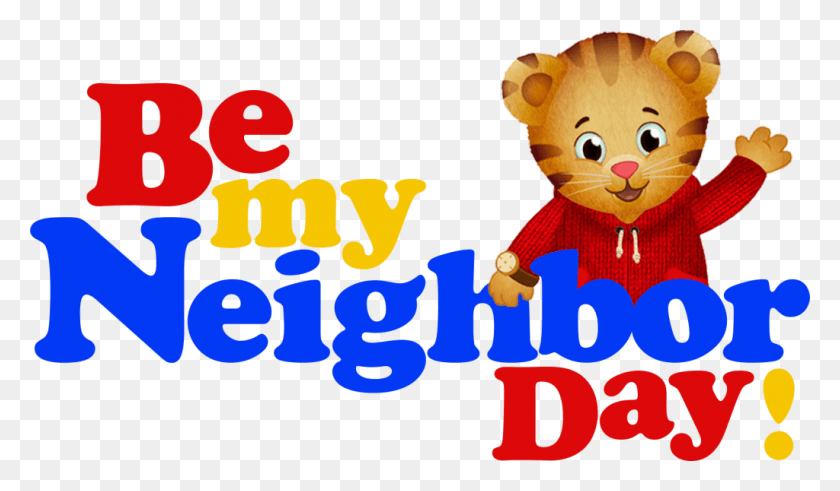 1024x567 Daniel Tiger39s Be My Neighbor Day Sunday April 29th Daniel Tiger Be My Neighbor Day 2018, Text, Toy, Alphabet HD PNG Download