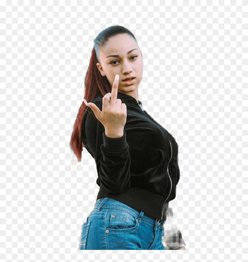 639x828 Danielle Bregoli Freetoedit Bhad Bhabie Fuck You, Person, Human, Clothing HD PNG Download