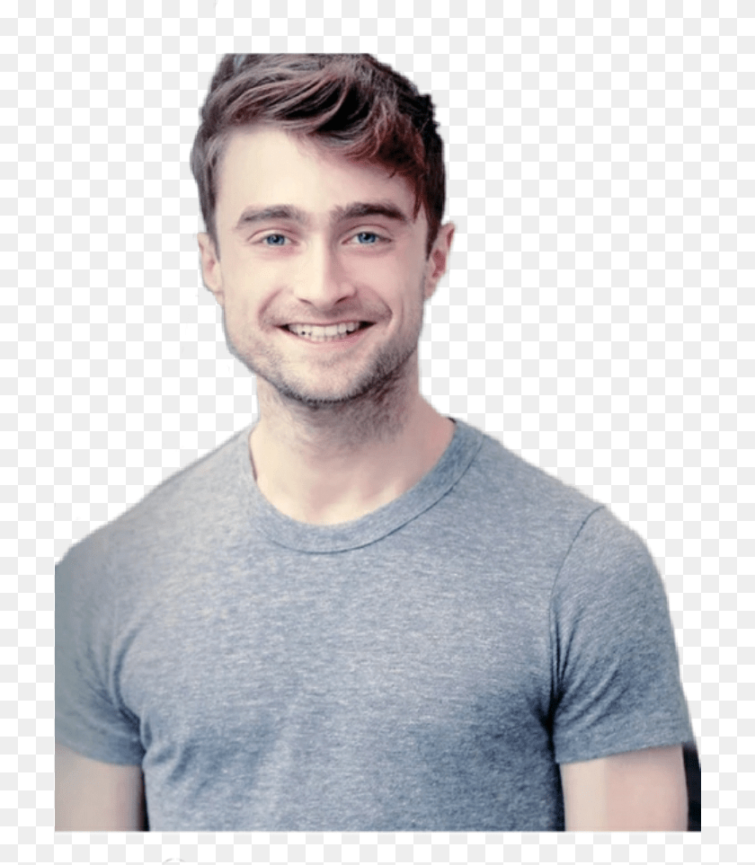 719x963 Danielradcliffe Daniel Radcliffe Harrypotter Harry Smile Handsome Daniel Radcliffe, Adult, Portrait, Photography, Person Sticker PNG