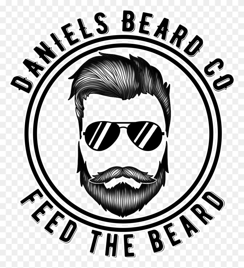 2827x3131 Daniels Beard Co Illustration, Label, Text, Sticker HD PNG Download