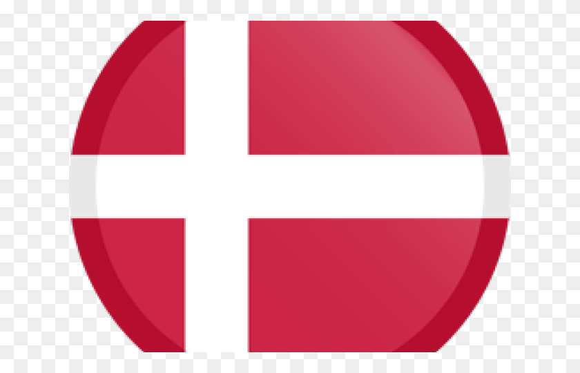640x480 Danish Clipart Denmark Flag Circle, Symbol, Text, Logo HD PNG Download
