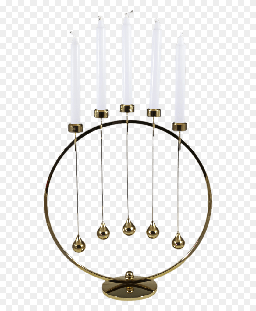 557x960 Danish Design 24 K Gold Plated Advent Wreathcandleholder Brass, Candle, Chandelier, Lamp HD PNG Download