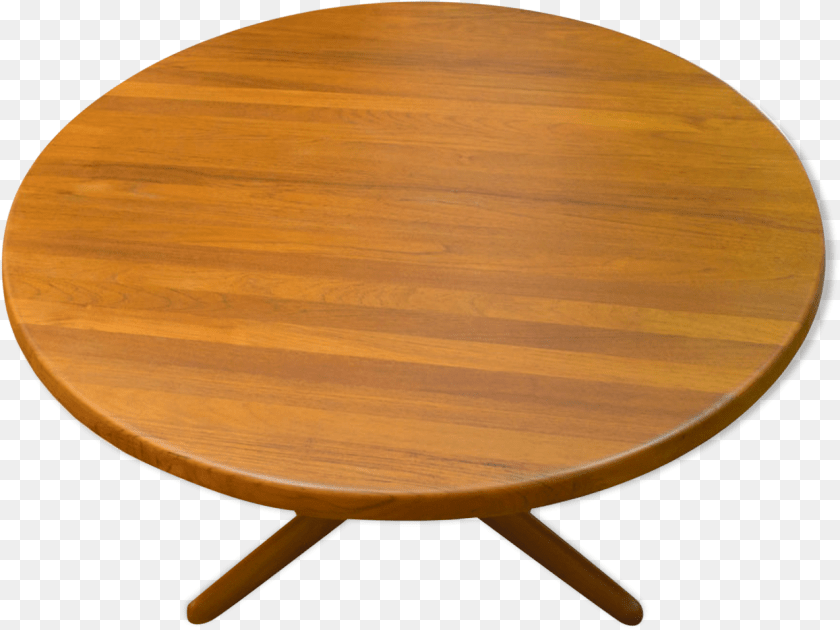 Danish Solid Teak Round Coffee Table 1970ssrc Https Coffee Table, Coffee Table, Furniture, Wood, Tabletop Transparent PNG