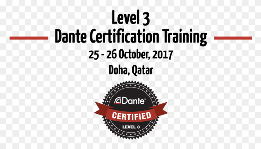 1102x594 Dante Certification Level Label, Logo, Symbol, Trademark HD PNG Download