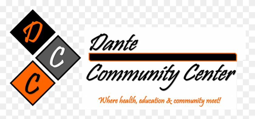 993x422 Dante Community Center Calligraphy, Text, Label, Handwriting HD PNG Download