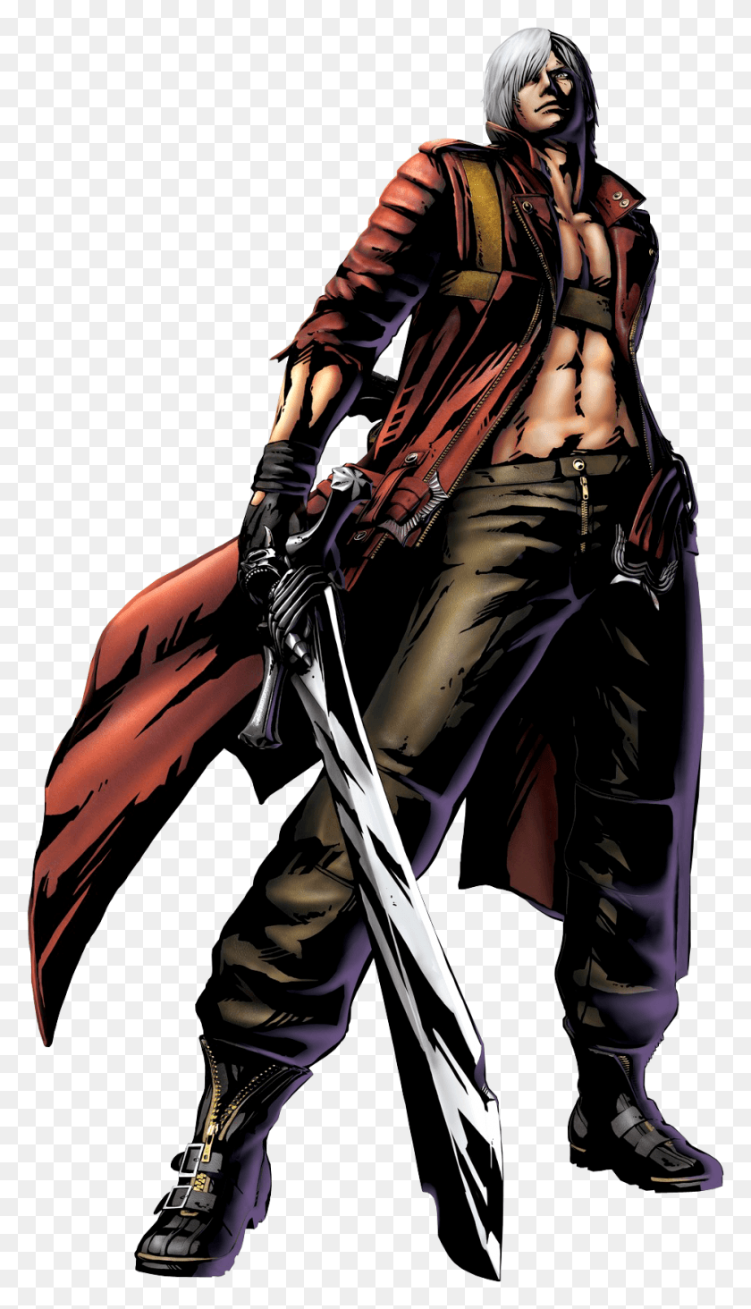 940x1693 Dante Image Dante Devil May Cry Marvel Vs Capcom, Person, Human, Manga HD PNG Download