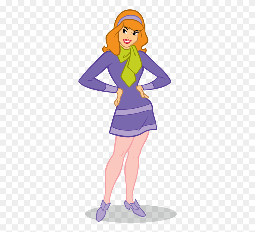 326x705 Daphne Scooby Doo, Clothing, Apparel, Person HD PNG Download