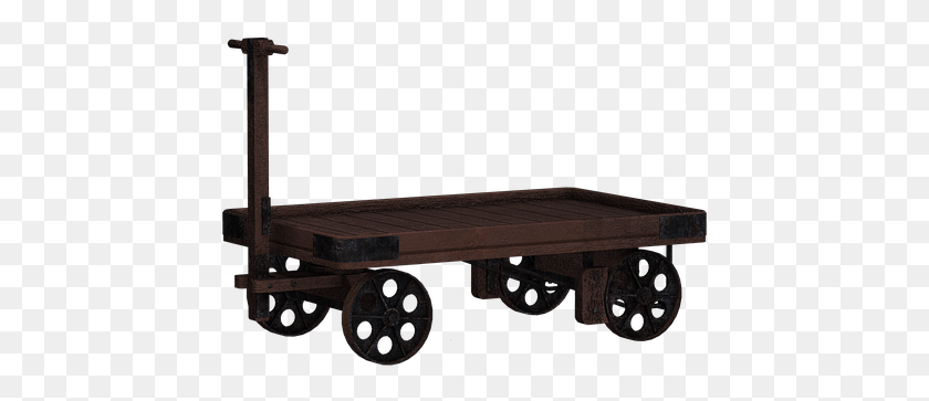443x303 Dare Cart Wooden Barrow Digital Art Isolated Cart, Vehicle, Transportation, Truck HD PNG Download