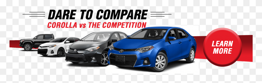 2101x557 Daretocompare Toyota Corolla, Car, Vehicle, Transportation HD PNG Download