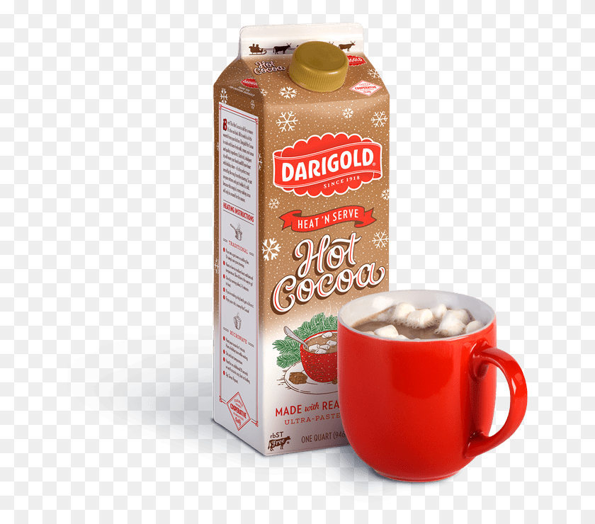 651x680 Darigold Hot Cocoa, Coffee Cup, Cup, Beverage HD PNG Download