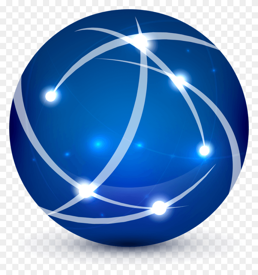 860x922 Темно-Синий Глобус С Логотипом Npdl Новые Технологии Для Глубокого Обучения Логотип, Сфера, Воздушный Шар, Мяч Png Скачать