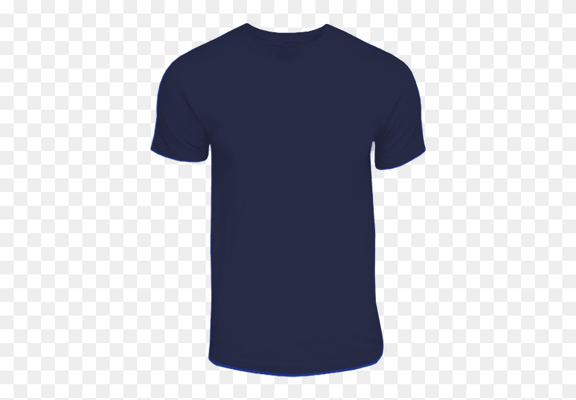 403x523 Dark Blue T Shirt Plain Active Shirt, Clothing, Apparel, T-shirt HD PNG Download