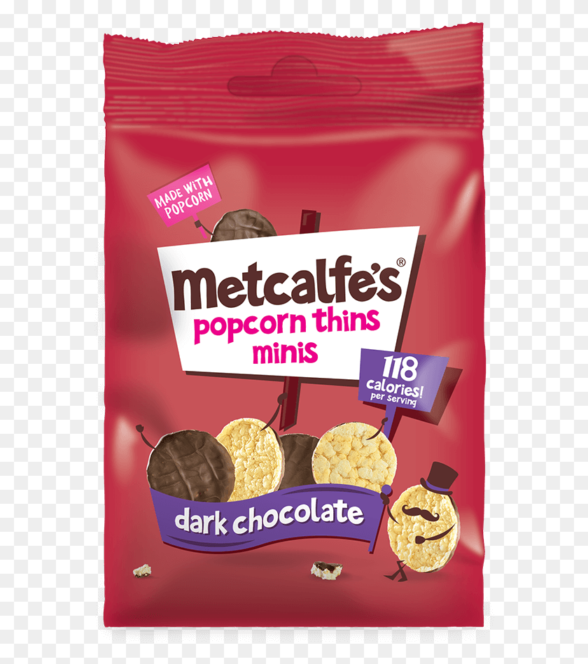 572x889 Dark Chocolate Popcorn Thins Minis Metcalfe Popcorn, Advertisement, Food, Poster HD PNG Download
