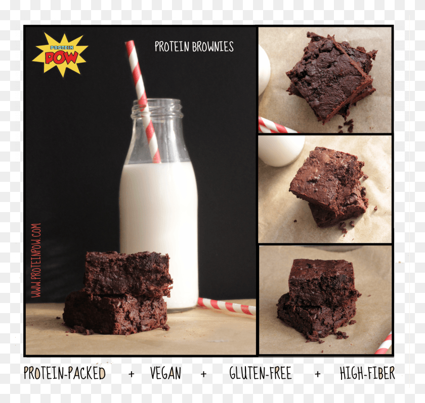 2048x1938 Dark Chocolate Vegan Protein Brownies Cafe Chocolate, Dessert, Food, Cookie HD PNG Download