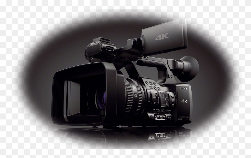 1165x701 Dark Cloud Studio Partner Video Camera Black Background, Camera, Electronics, Digital Camera HD PNG Download