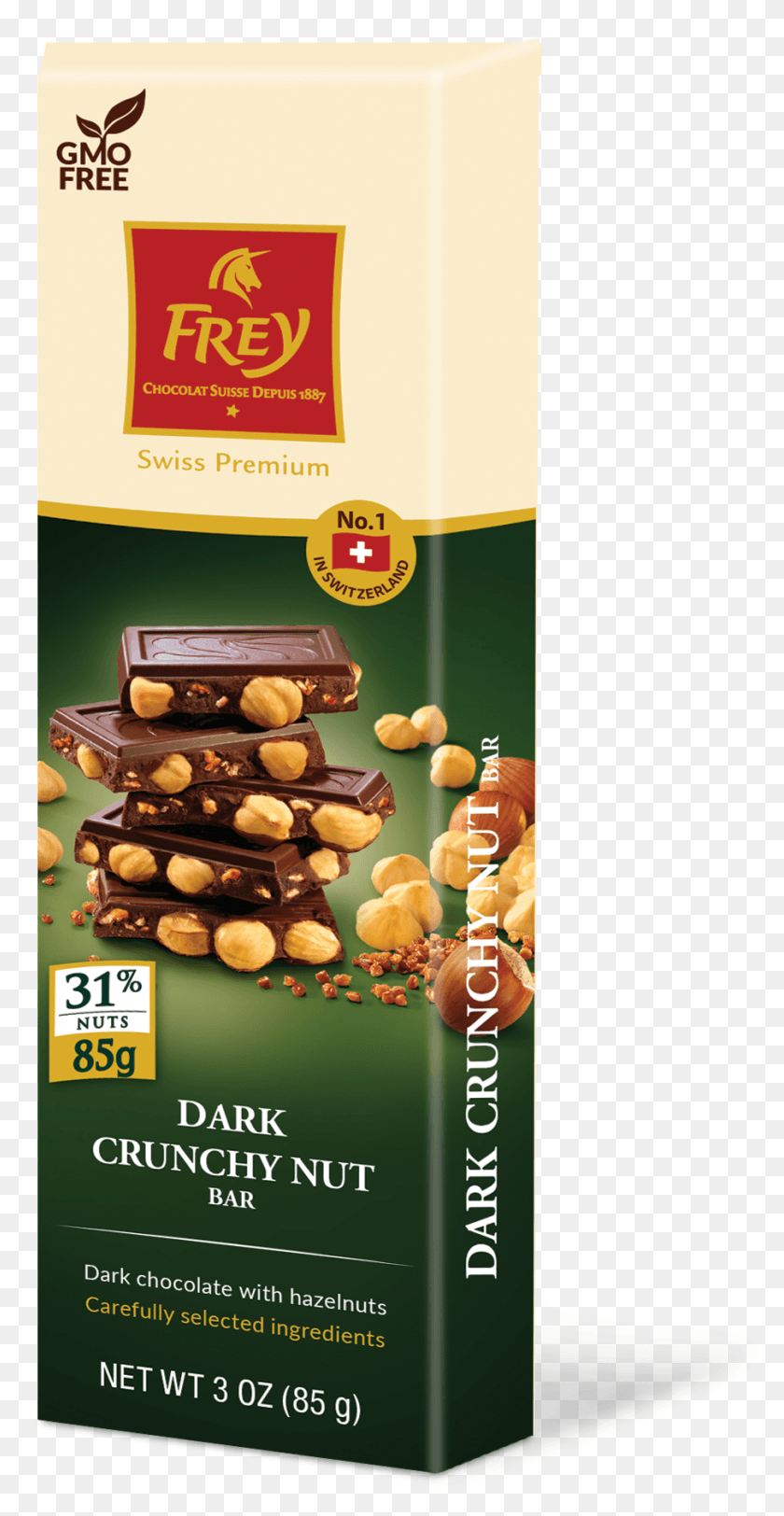 903x1811 Dark Crunchy Nut Bar Frey Chocolate, Plant, Food, Sweets HD PNG Download